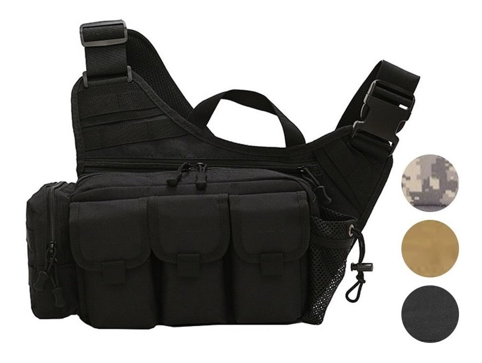 Pechera táctica impermeable de 10 litros con compartimentos