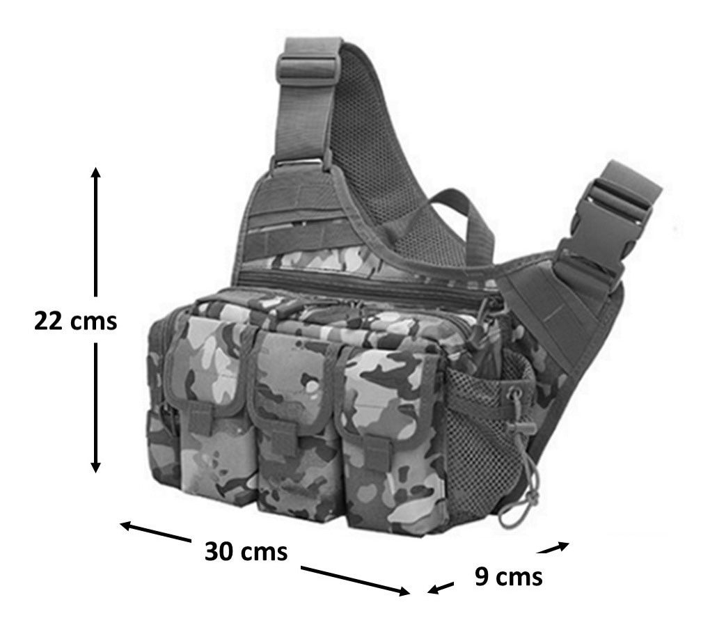Pechera táctica impermeable de 10 litros con compartimentos - foto 2