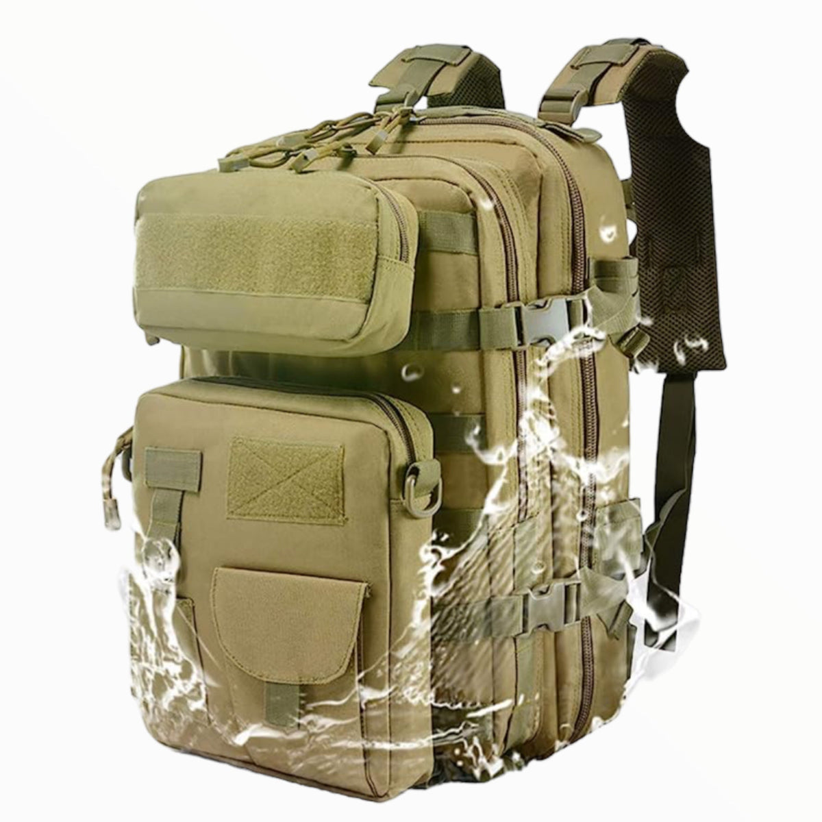 Mochila de 40 litros con mariconera de 4 litros, sistema MOLLE - foto 6