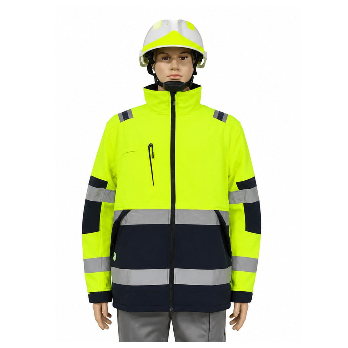 Chamarra softshell de alta visibilidad con reflejantes (GJP075)