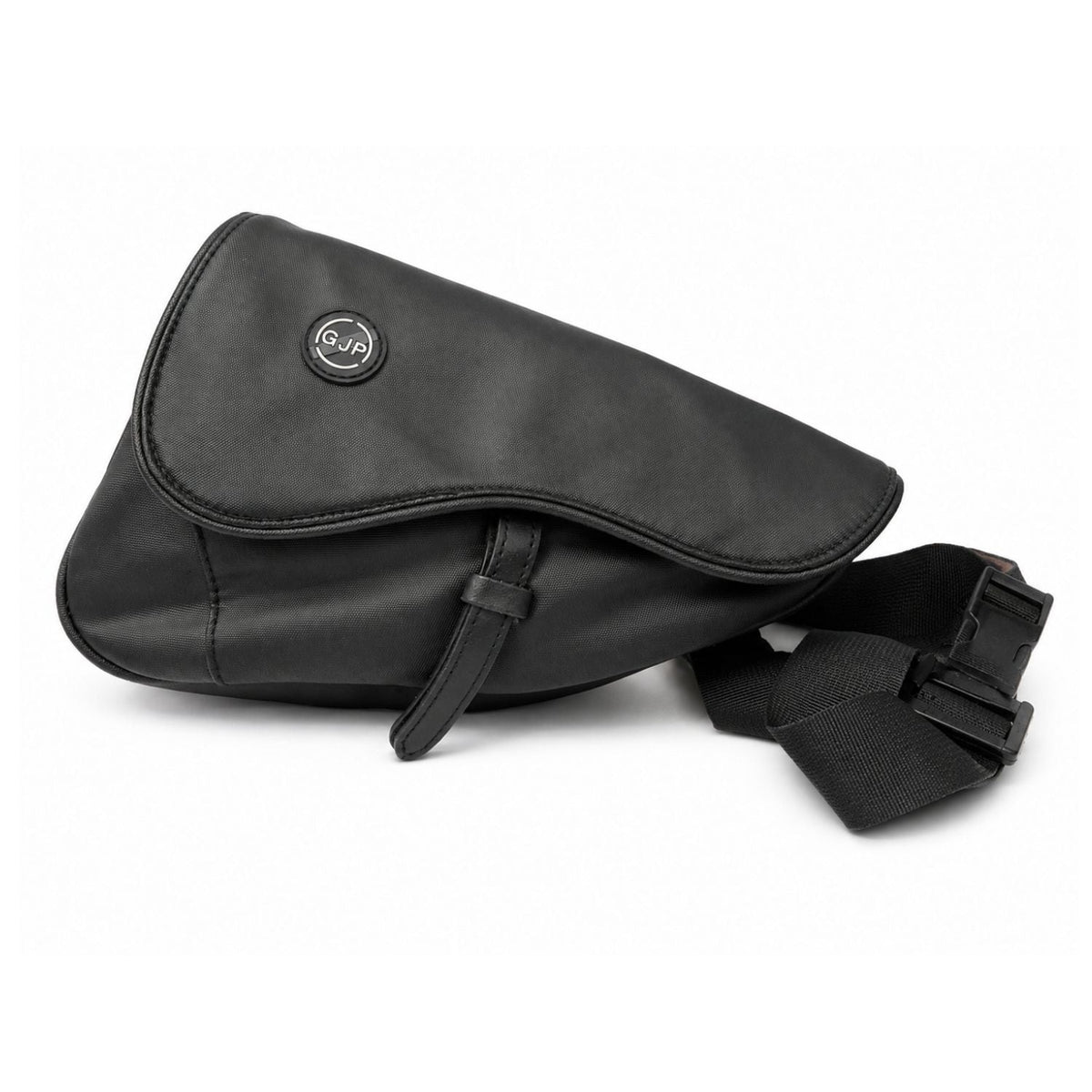 Mochila bandolera compacta resistente al agua con broche rápido metálico