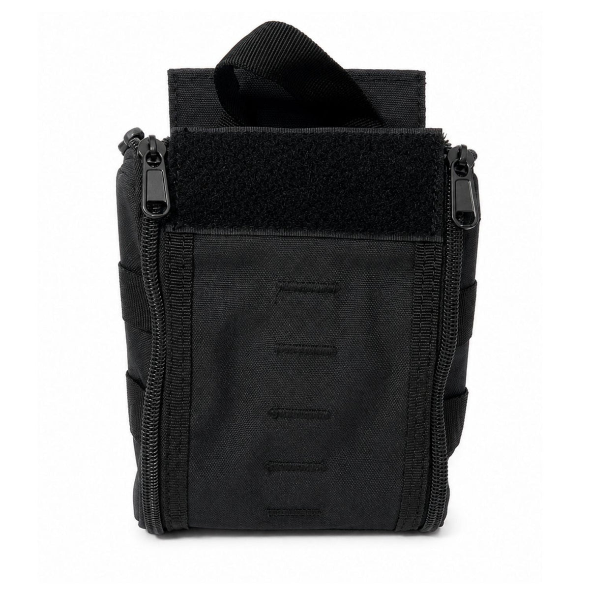 Bolsa bandolera MOLLE para botiquín con doble cierre y panel de velcro