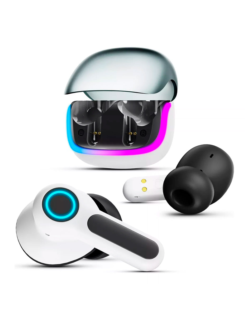 Audífonos Petuktia Box GT pro Inalámbricos  tipo Gamer RGB