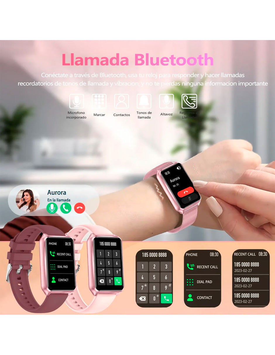 Reloj Inteligente H37 con Bluetooth Llamadas Aleación de Zinc