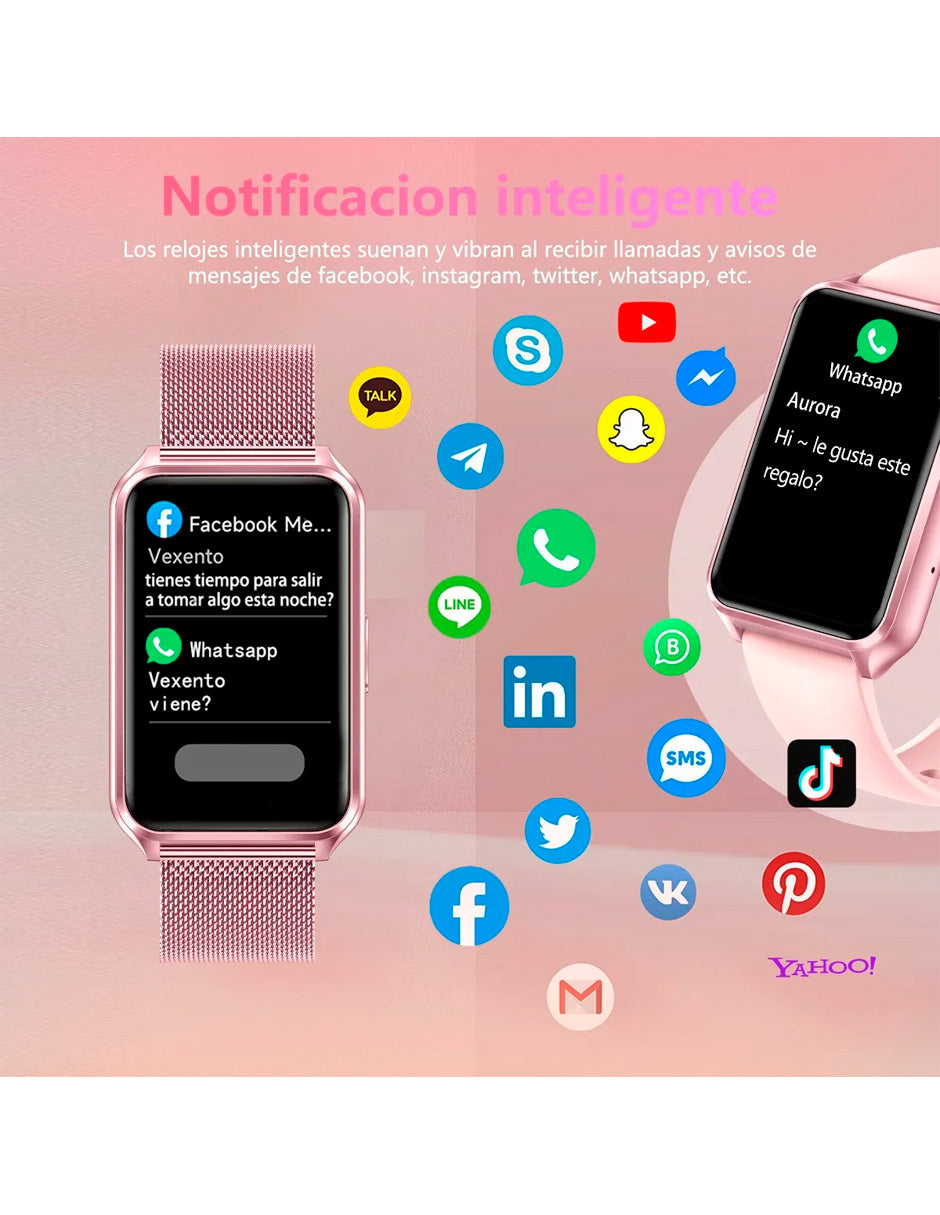Reloj Inteligente H37 con Bluetooth Llamadas Aleación de Zinc