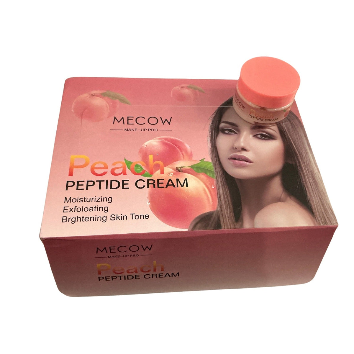 Crema de péptidos con extracto de durazno
