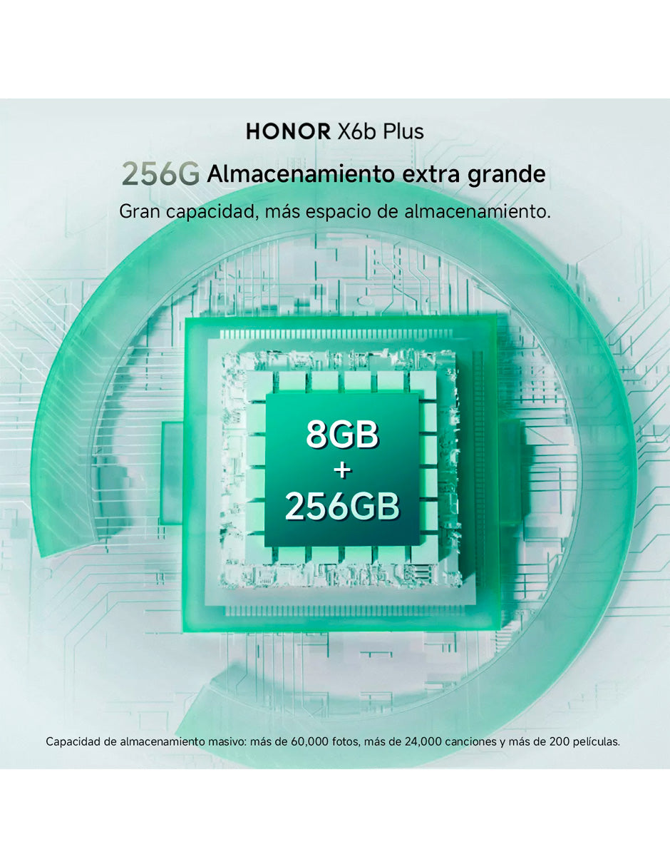 Celular Honor X6b Plus Petukita Box 256 Gb / 8gb Ram Morado Estelar