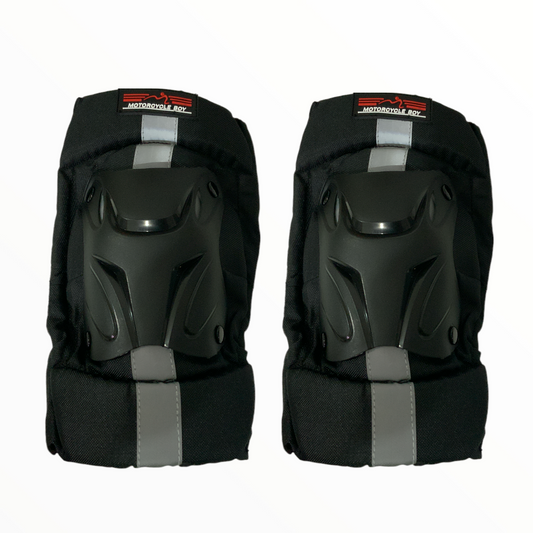 Rodilleras de protección reforzada con reflejante para moto HX313