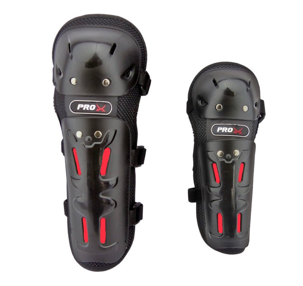Set de 4 piezas: rodilleras y coderas para moto, motocross y ciclismo