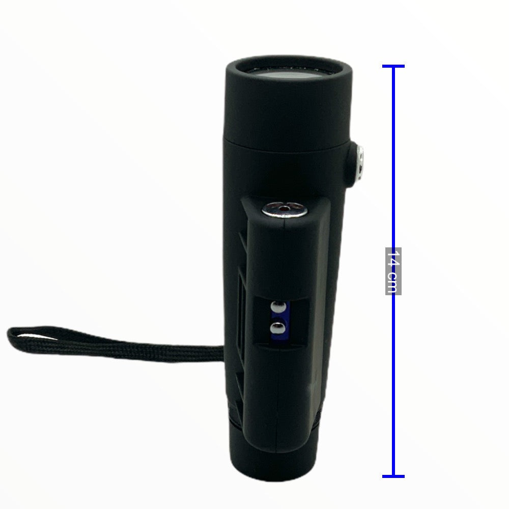 Monocular compacto con luz blanca y azul, láser y brújula - foto 3