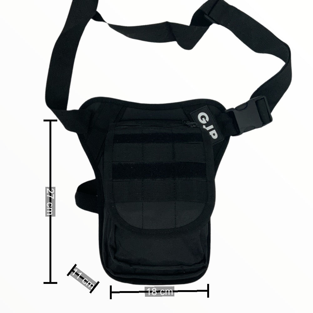 Bolsa piernera táctica 2 en 1 con Molle y cinta de conversión - foto 4