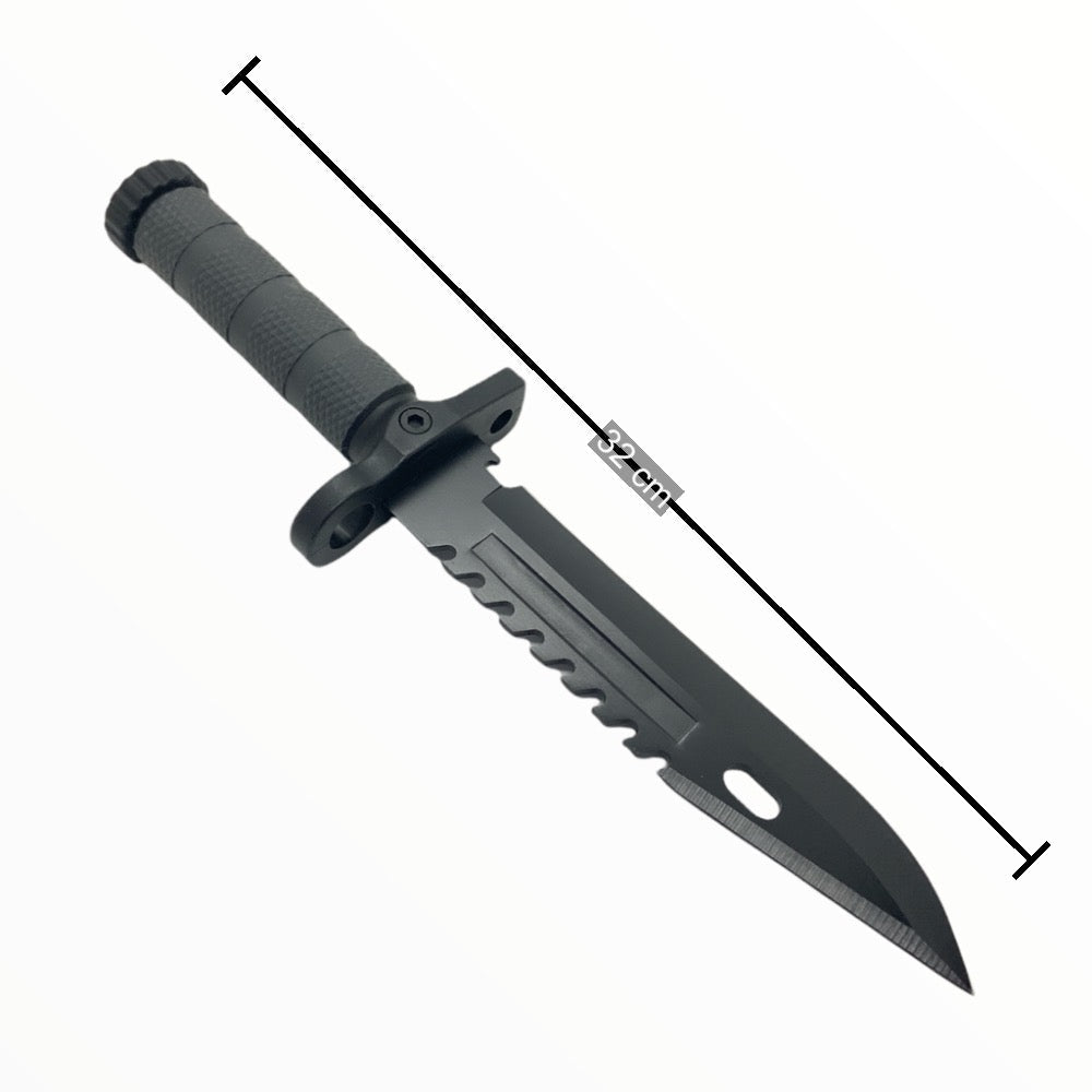 Cuchillo largo con pedernal, brújula y funda J2027 - foto 2
