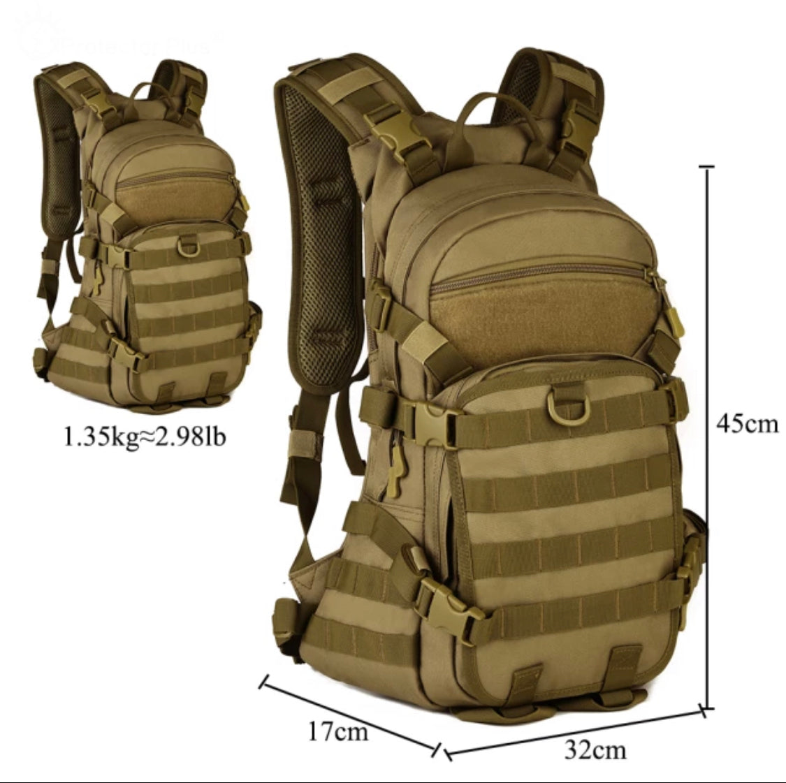 Mochila táctica de 30 litros impermeable de materiales premium GJ907 - foto 2