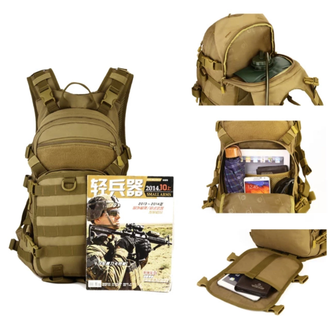 Mochila táctica de 30 litros impermeable de materiales premium GJ907 - foto 4