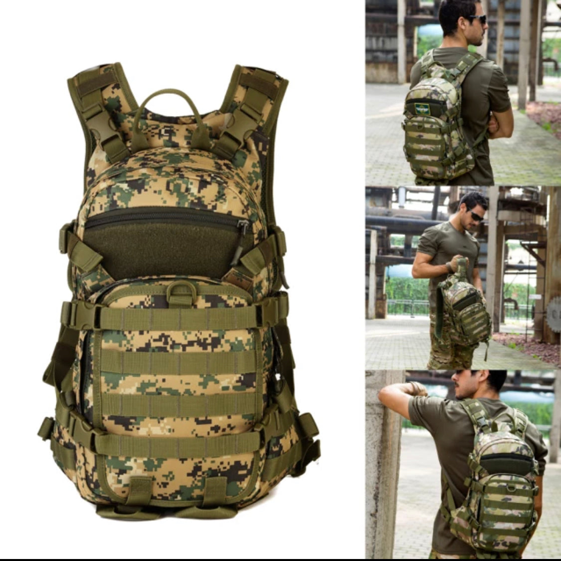 Mochila táctica de 30 litros impermeable de materiales premium GJ907 - foto 5