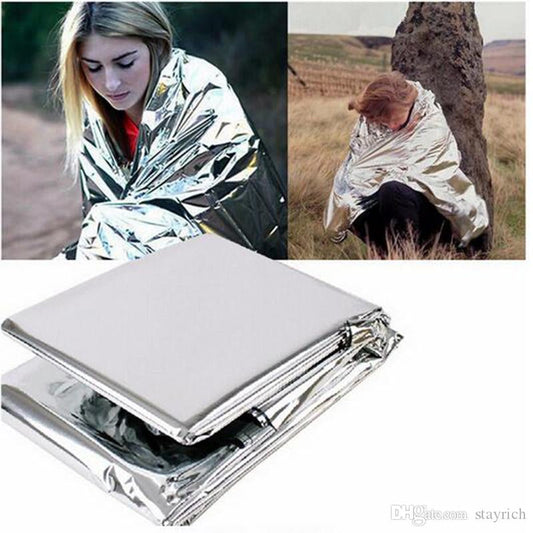 Manta térmica de aluminio para emergencias, modelo SN056