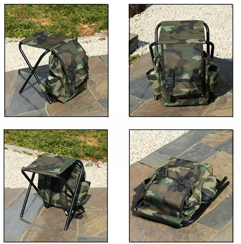 Mochila con silla plegable integrada para camping, modelo 212-2 - foto 4