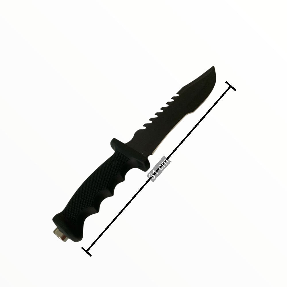 Cuchillo estilo Rambo con funda y sierra, línea F500 - foto 2
