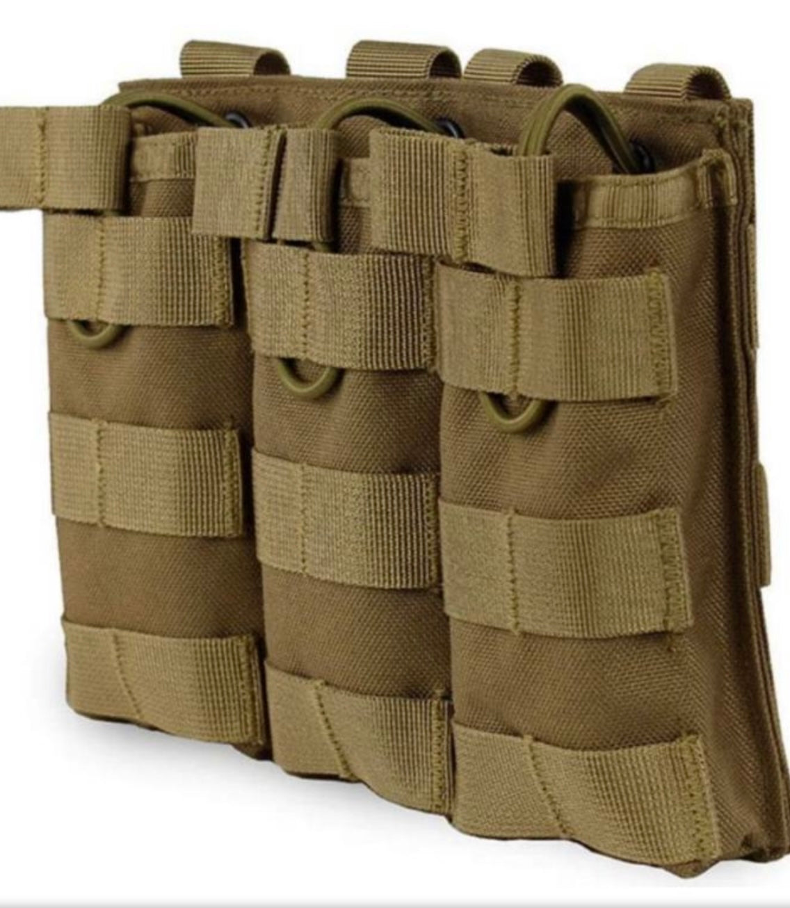 Porta cargador triple con sistema MOLLE, modelo PJ355