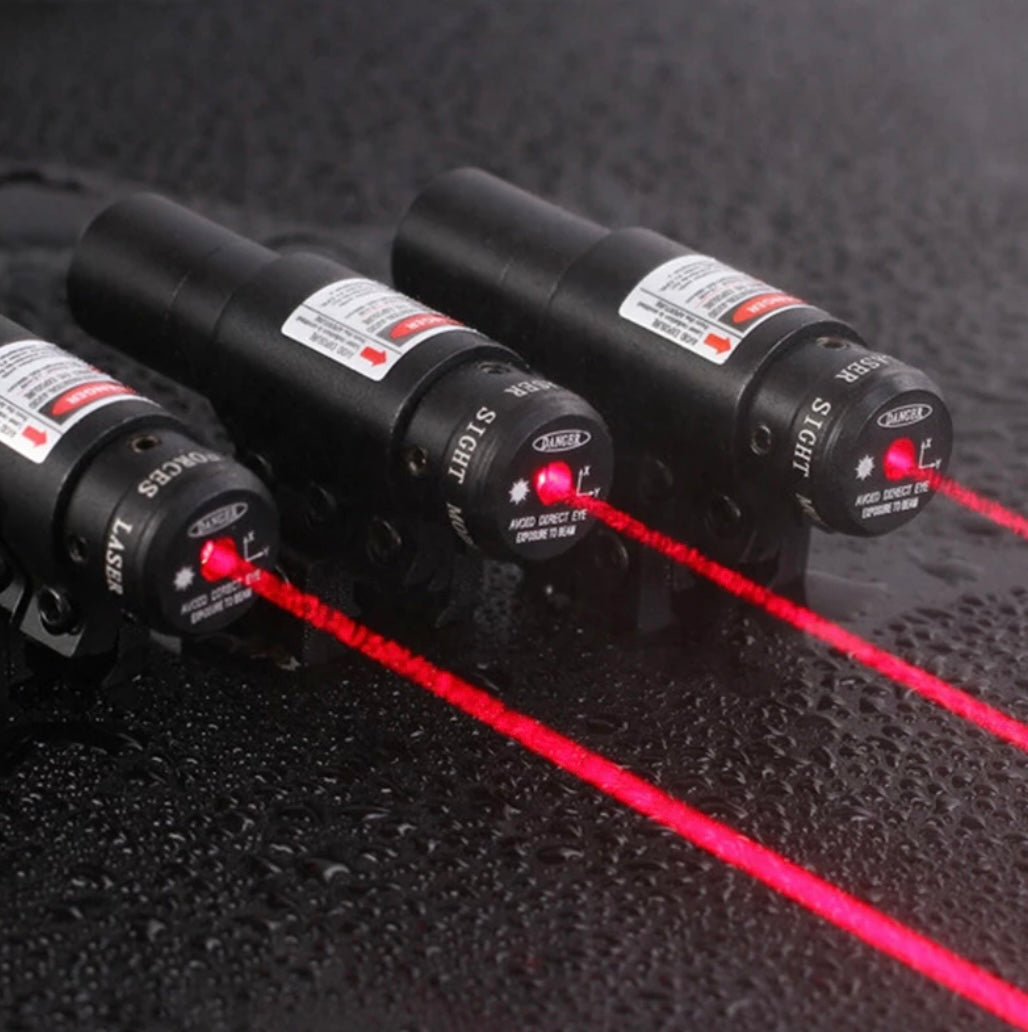 Láser de punto rojo universal con adaptador para riel, modelo JG-8 - foto 4