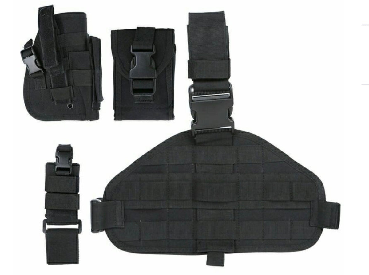 Piernera con funda de arma y bolsillos tácticos desmontables BB-4 - foto 3