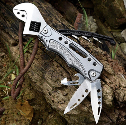 Multiherramienta plegable con mini llave perico F55