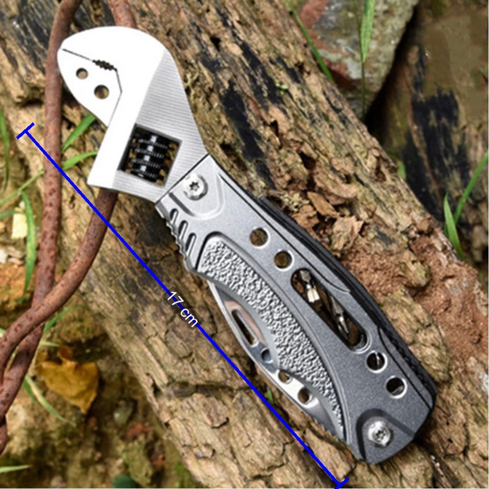 Multiherramienta plegable con mini llave perico F55 - foto 2