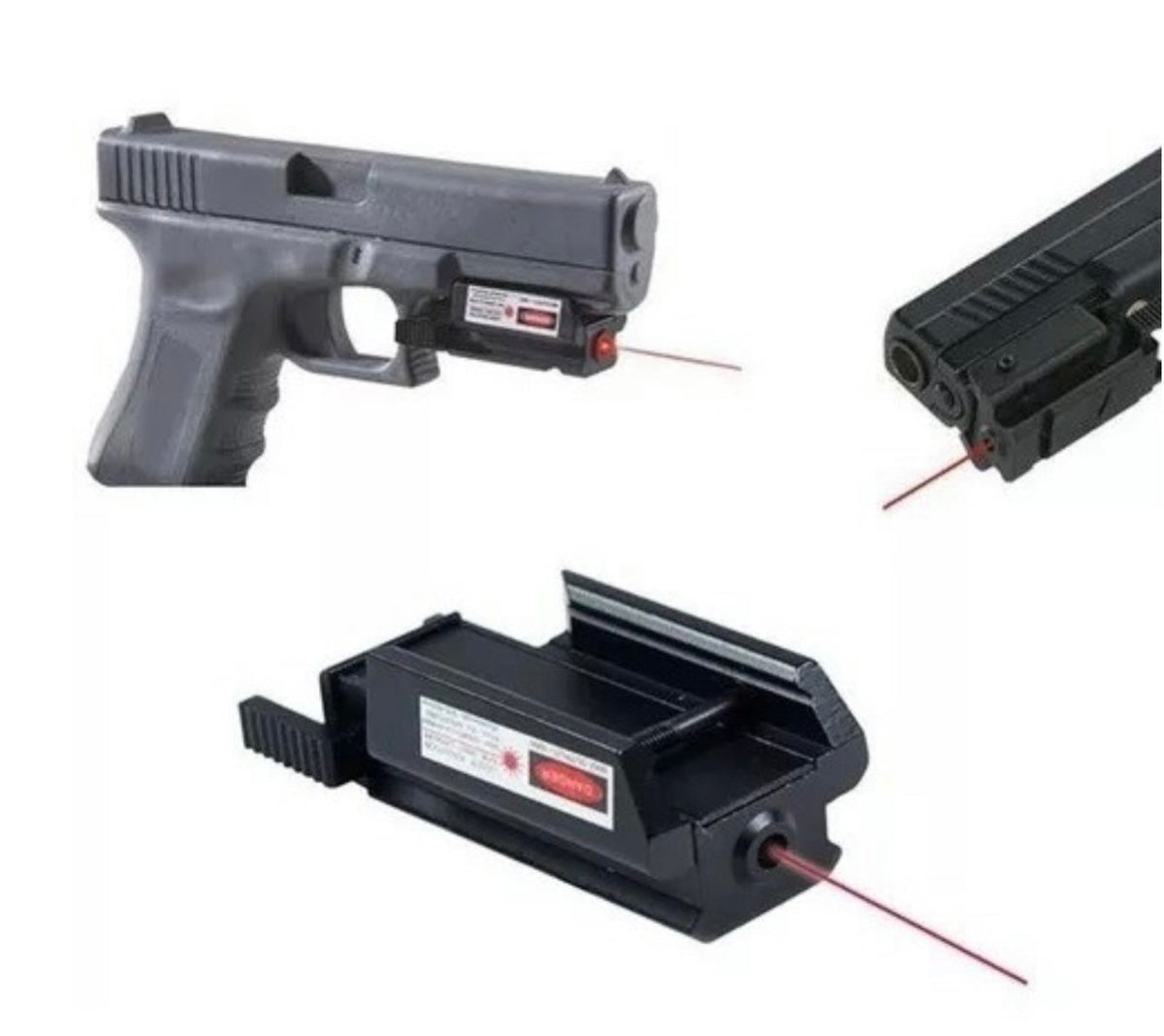 Mini láser de punto rojo compacto para pistola o revólver JG10