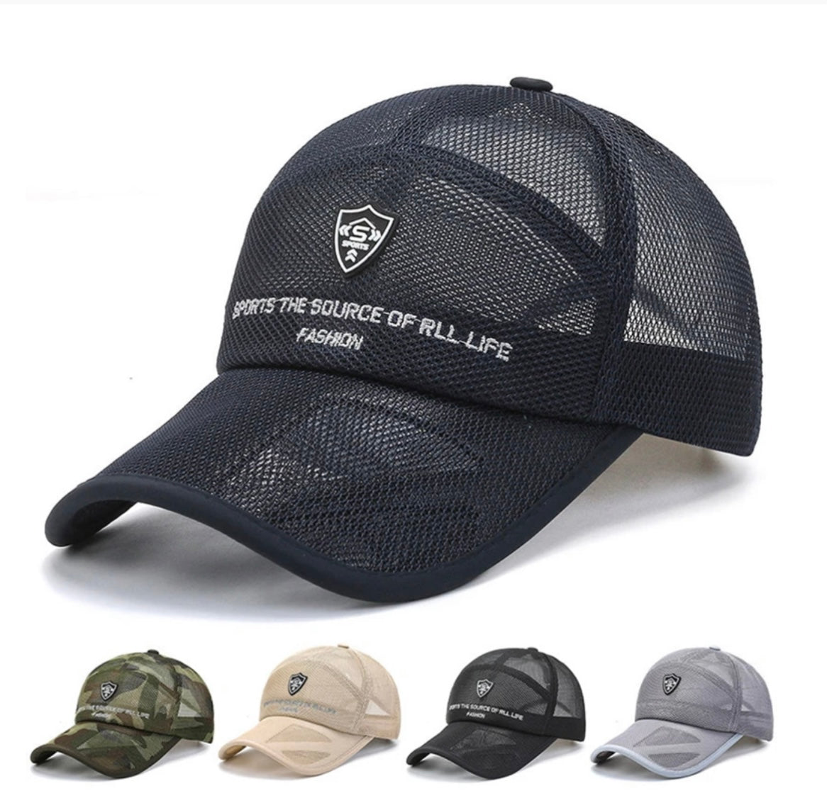 Gorra de malla transpirable estilo sport, modelo PJ005 - foto 3