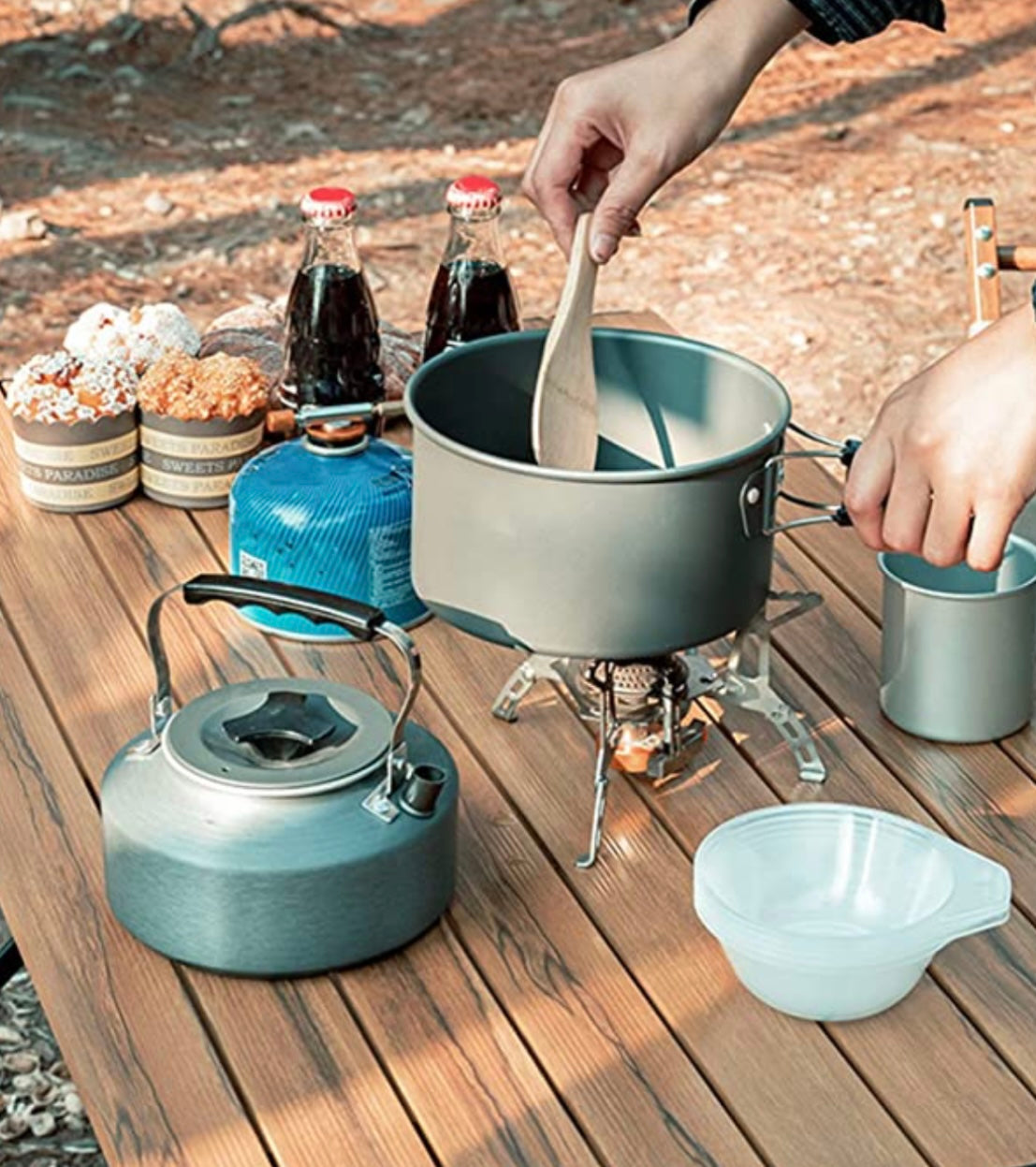 Juego de utensilios de cocina de 13 piezas para camping y senderismo SN114 - foto 2