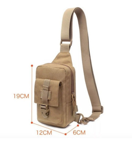 Bolsa táctica con correa para celular y tarjetero WZ628 - foto 5
