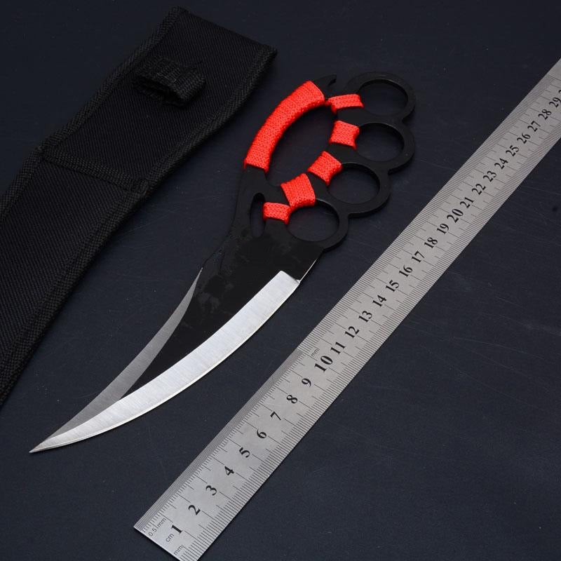 Cuchillo karambit con empuñadura tipo manopla, para colección - foto 2
