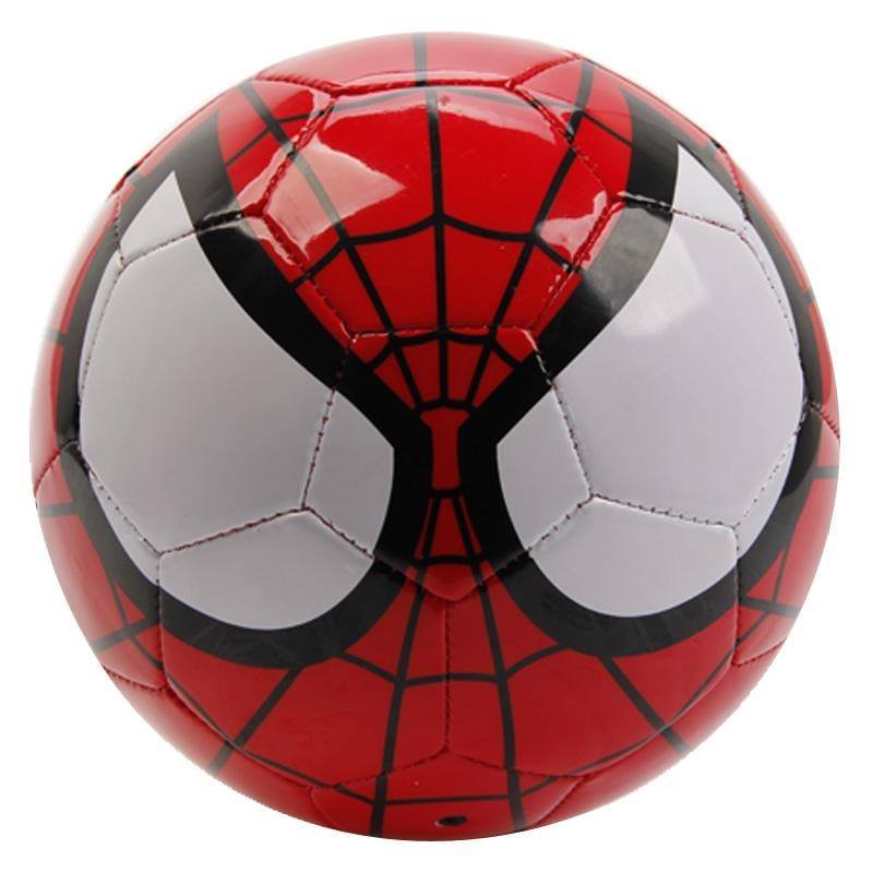 Balón de futbol de Spiderman en rojo, naranja o amarillo