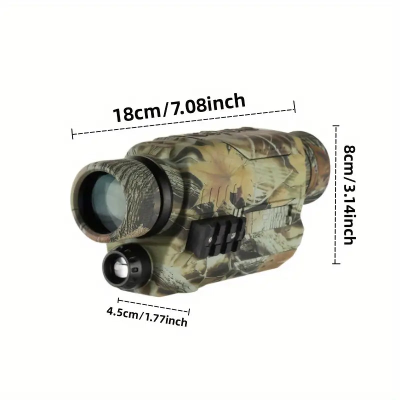 Monocular de visión nocturna con cámara de video infrarroja y 8 GB - foto 3