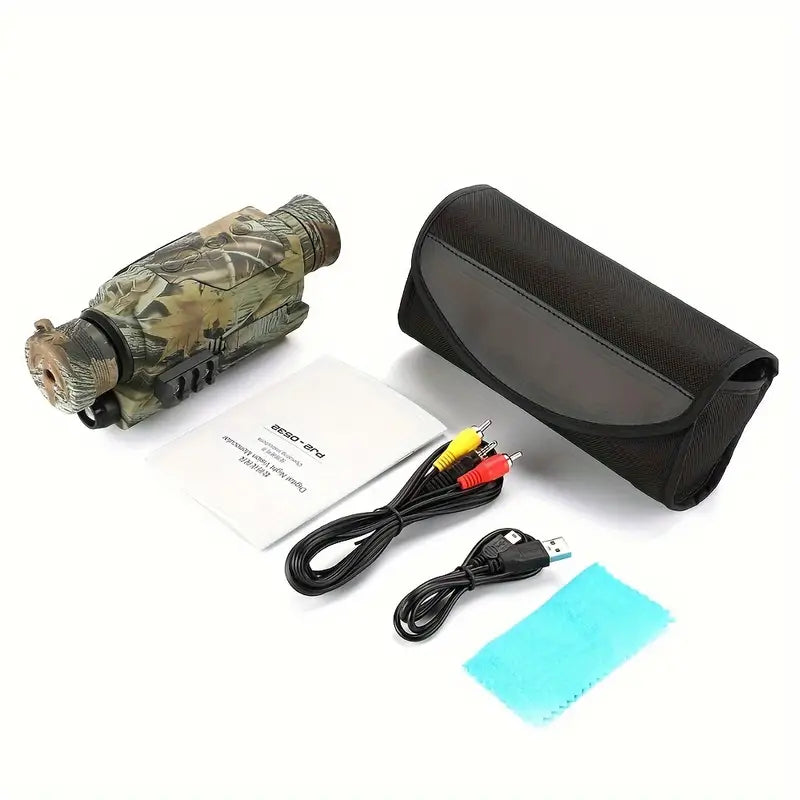 Monocular de visión nocturna con cámara de video infrarroja y 8 GB - foto 2