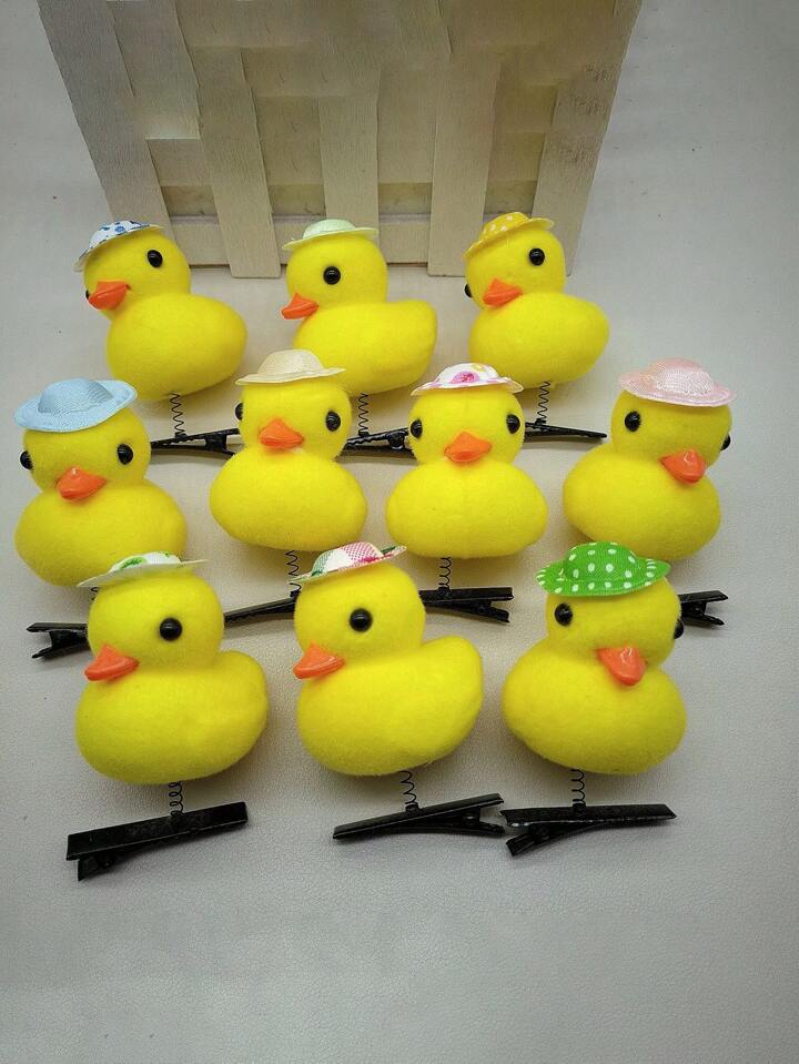 Pollitos amarillos de juguete con broche TJ042 - foto 3
