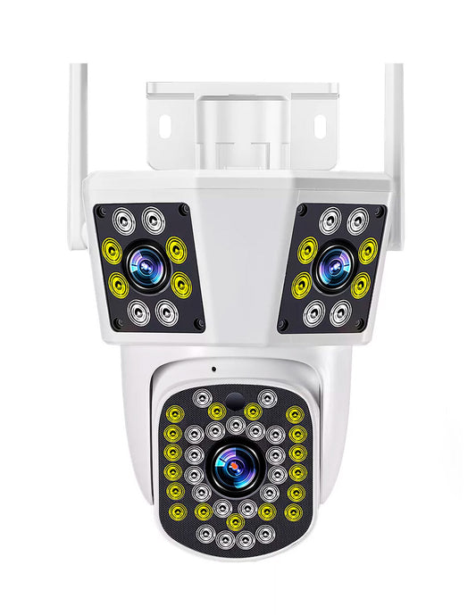 Cámara De Vigilancia Petukita Box IPC360 para Exterior/Wifi con tres Cámaras