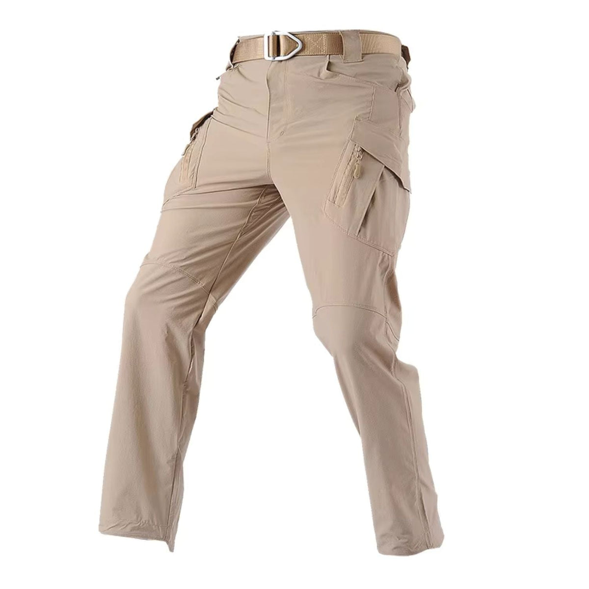 Pantalón elástico de nylon y spandex IX9 en negro o caqui