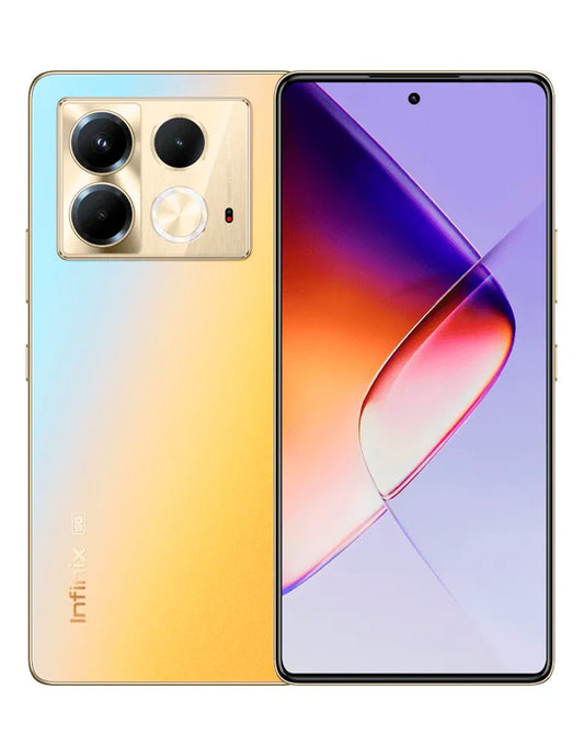 Smartphone Infinix Note 40 con 8 GB de RAM, 256 GB de almacenamiento Interno Dorado