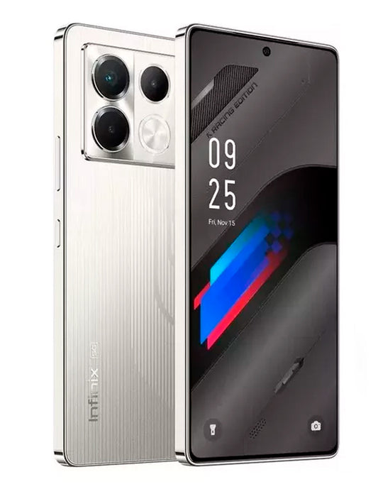 Smartphone Infinix Note 40 con 8 GB de RAM, 256 GB de almacenamiento Interno PLata