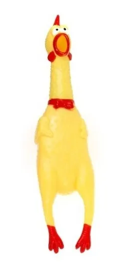 Pollo chillón de juguete de 16 cm que suena al apretarlo J10 - foto 4