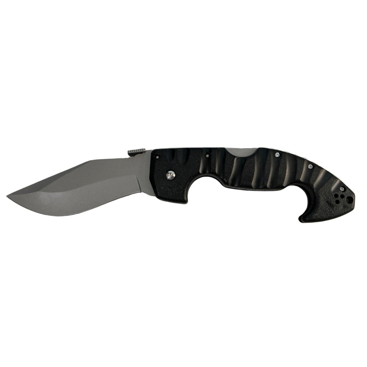 Navaja plegable de apertura asistida con mango texturizado JF027