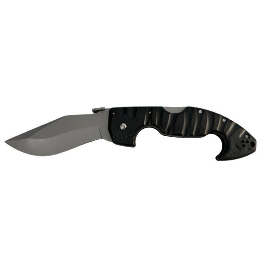 Navaja plegable de apertura asistida con mango texturizado JF027