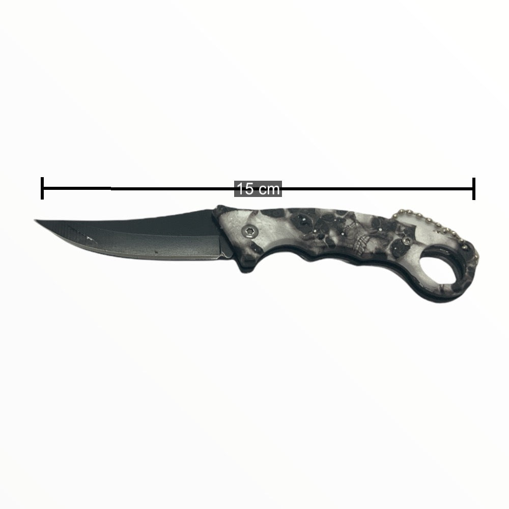 Navaja plegable de calaveras, modelo JF038 - foto 2
