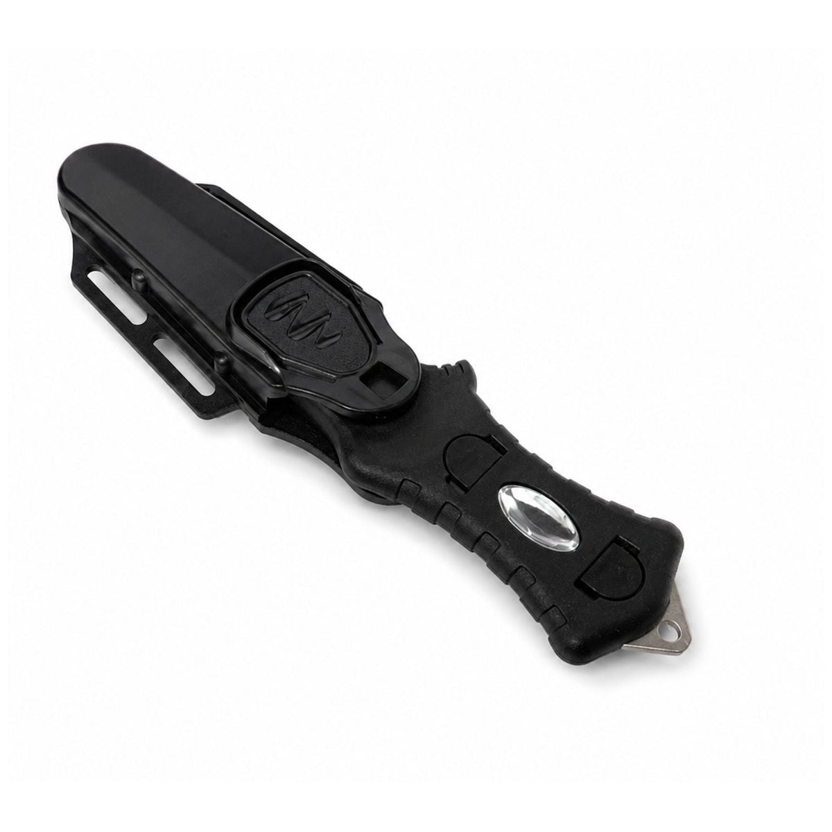 Cuchillo de hoja fija 17 cm con funda rígida y rompecristales (JF1019) - foto 3