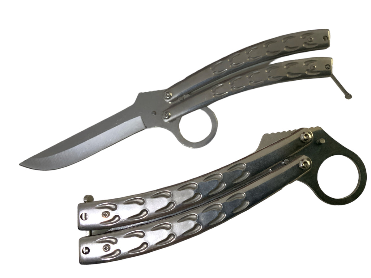 Navaja mariposa plegable en tres modelos, serie JF