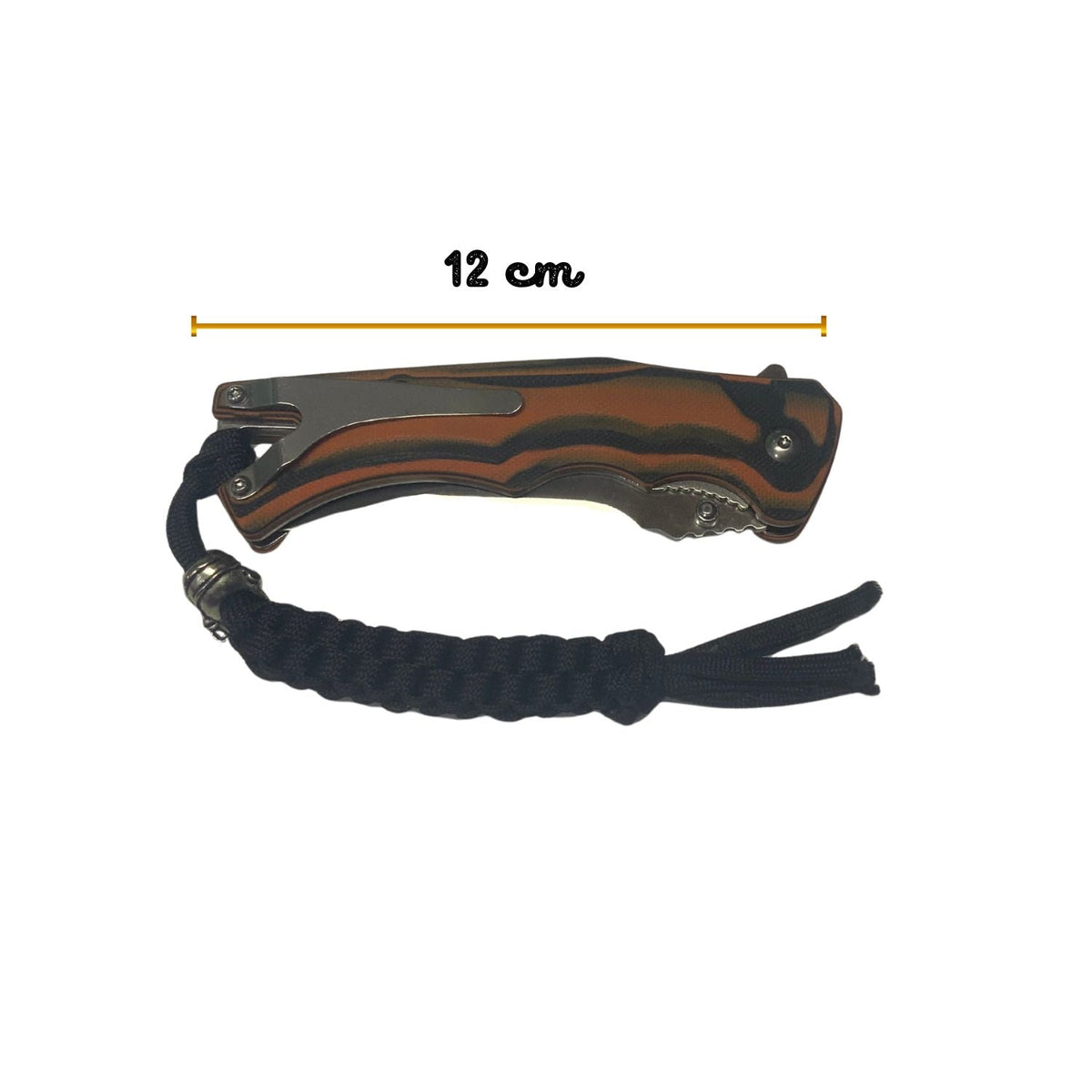 Navaja plegable con corta soga y clip, acero inoxidable JF819 - foto 3