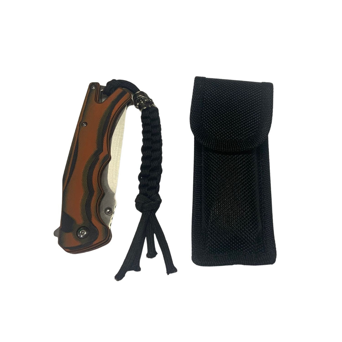 Navaja plegable con corta soga y clip, acero inoxidable JF819 - foto 5