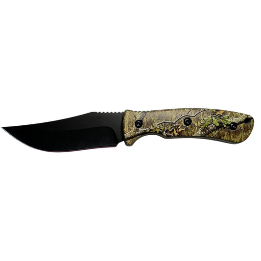 Cuchillo de supervivencia para camping con funda y clip para pantalón
