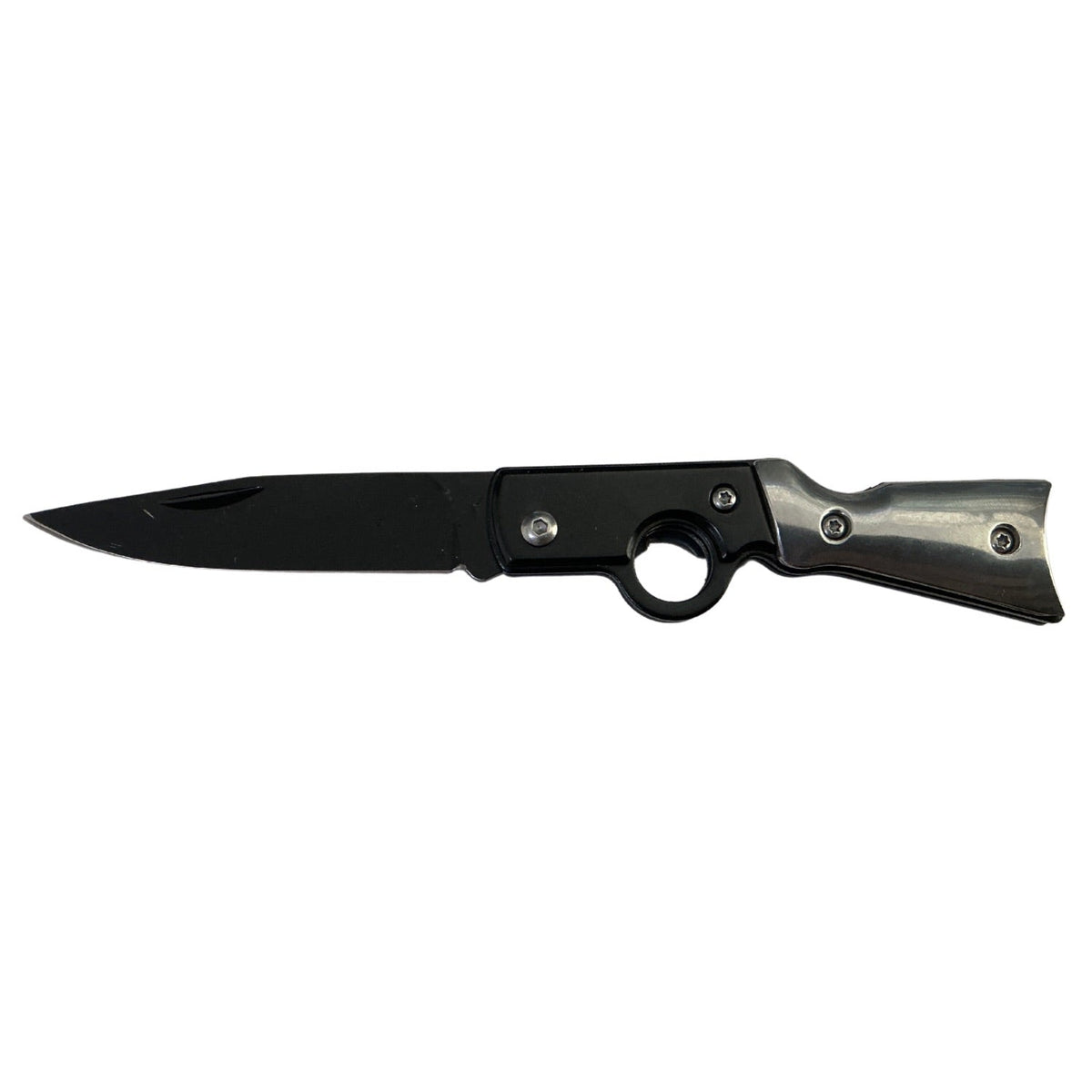 Navaja plegable tipo escopeta JF826, hoja de acero inoxidable con clip